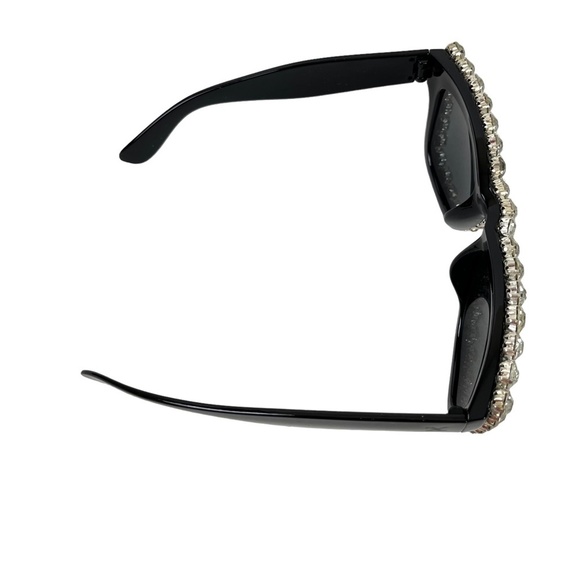 SUNGLASSES SUN GLASSES SHADES Crystal Bling Rhinestones Plastic Frames Beach - Picture 10 of 16